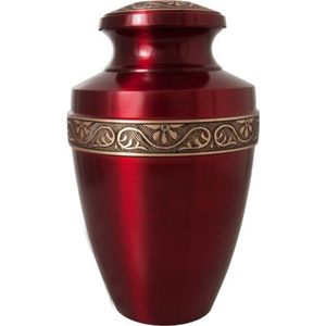 Wholesale Brushed Silver Metal Cremation Urns for Human Ashes Adult <b>Large</b> Funeral Urn Elegant Aluminum Memorial Urn with Lid - Product Image 5