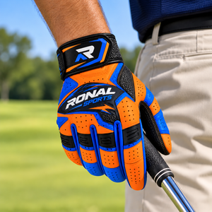 OEM High Quality Custom Logo Breathable 100% Genuine Cabretta Leather Wholesale Sports Wear Golf GlovesPremium Quality in best - Product Image 4