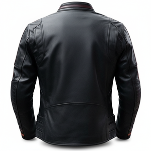 เสื้อแจ็คเก็ตหนังแกะแท้สำหรับฤดูหนาวรุ่นล่าสุด แบบ unisex ดีไซน์มืออาชีพ สวมใส่สบาย กันน้ำ กันลม เป็นมิตรกับสิ่งแวดล้อม พร้อมลายตัวอักษร - Product Image 2