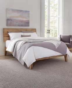 Modern Wood Queen <b>Bed</b> <b>Frame</b> <b>Platform</b> <b>Bed</b> Soft Upholstered Headboard Footboard Plywood Panel Design Bedroom Furniture - Product Image 6