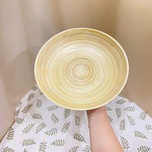 GRANDE VENTE EN GROS NOUVELLE GRANDE ASSIETTE EN BAMBOU POUR ENFANTS ÉCOLOGIQUE FORME OVALE POUR CAMPING EN STOCK - PRIX LE PLUS BAS D'ECO2GO VIETNAM - Product Image 4