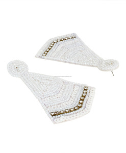 Pendientes de Moda Hechos a Mano de la Mejor Calidad 2025, Duraderos, con Cuentas y Bordados a Mano, Multicolores, Tamaño Personalizado, Joyería Unisex - Product Image 2