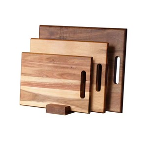 Tabla de Cortar Rectangular de Madera Rústica Gruesa para Cocina y Restaurante, Apta para Lavavajillas, Tamaño Personalizado - Product Image 4