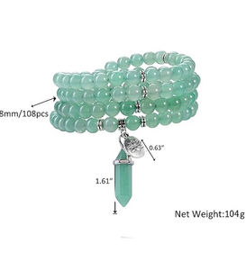 Rosarios Islámicos en Oferta 2025, Cuentas de Oración Musulmanas, Accesorios de Cristal, Tasbih, Cuentas de Oración de 10 mm, Cuentas de Rosario Naturales al por Mayor - Product Image 2