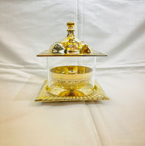 Portavelas decorativo de metal de latón antiguo para aceite, ideal para el hogar, templos y Puja, disponible a precios de mayorista. - Product Image 6