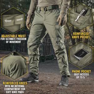 Pantalones Cargo Tácticos para Hombre, Talla Personalizada, para Uso en Exteriores, Ropa Deportiva, 100% Algodón - Product Image 5