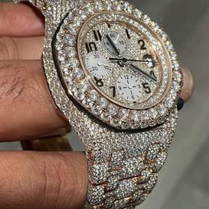 Reloj de Diamantes VVS de Alta Calidad, Nuevo, con Diamantes Cultivados en Laboratorio, Joyería de Moda, Reloj con Incrustaciones de Diamantes - Product Image 1