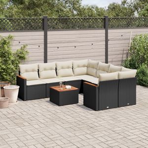 Conjunto de Sofás Negros para Jardín - Product Image 1