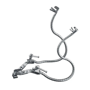 Retractor Cerebral Leyla de Dos Brazos, Instrumento Quirúrgico Ortopédico Reutilizable de Acero Inoxidable - Product Image 1