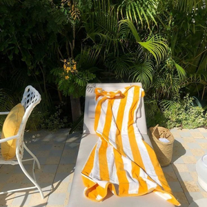 Serviettes de plage rayées Cabana Premium Exporter 400 GSM 70x150cm Douces pour la plage, la piscine, le camping, les pique-niques Canada - Product Image 1