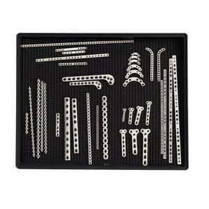 Plaque de reconstruction orthopédique vétérinaire de haute qualité 2,4 mm droite en acier inoxydable pour implant osseux et traitement des fractures - Product Image 3