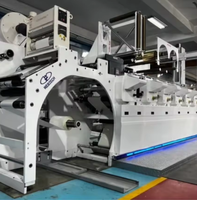 Machine d'impression flexographique à bande étroite industrielle, équipement d'impression d'étiquettes haute performance pour l'industrie de l'emballage