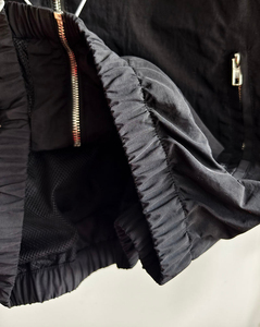 Conjunto Deportivo Unisex Negro con Cierre de Cremallera Completo, Patrón Geométrico, Estilo Deportivo, Poliéster Ligero, Ropa de Otoño - Product Image 5