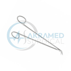 Ciseaux pour artères coronaires Diethrich 18 cm 7 pouces Angle de 90 degrés Instrument chirurgical cardiovasculaire Certifié CE - Product Image 5