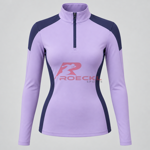 Camisetas interiores para equitación hechas a medida con tela elástica cómoda, costuras de calidad y marca personalizada para venta al por mayor. - Product Image 1