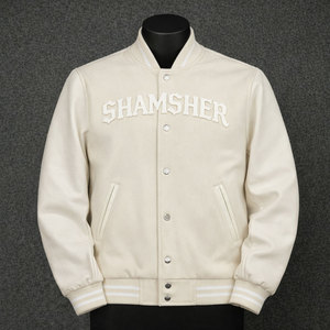 Veste de sport Shamsher en laine brodée de qualité supérieure pour homme, style streetwear, avec boutons recouverts, prix abordable, très vendue - Product Image 1