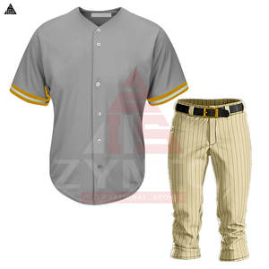 Uniforme de baseball personnalisé, dernier design, bonne qualité de matériaux, tissu respirant et tissu de haute qualité. - Product Image 6