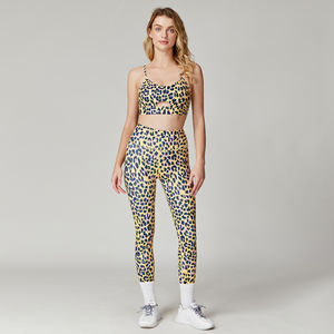 Ensemble 2 pièces décontracté pour femme, très tendance : sweat à capuche, soutien-gorge échancré et leggings froncés pour le yoga et le fitness - Product Image 5