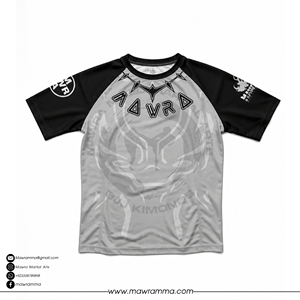 Mawra Martial Arts <b>Custom</b> Sublimated BJJ RashGuard Trending <b>Design</b> Short Sleeve Men No Gi Grappling <b>Compression</b> <b>Shirt</b> For Unisex - Product Image 3
