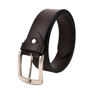 Ceinture en cuir de vachette pour homme, écologique, respirante, légère, de haute qualité, avec logo personnalisé, accessoires décontractés pour affaires, cadeau - Product Image 3