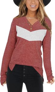 Elegante Blusa de Invierno para Mujer, Manga Larga, Estilo Casual, Poliéster y Chifón, Cierre de Botones, Ropa de Moda - Product Image 3