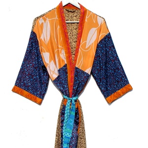 Vintage Rasgulla Soie Sari kimono Sari Kimono Lot Indien Sari Kimono - Product Image 1