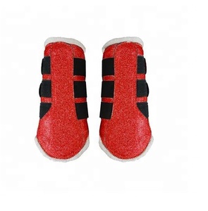 Herraduras de Lujo Modernas Personalizadas de Alta Calidad, de Neopreno y Cuero, Duraderas, para Protección Deportiva Ecuestre - Product Image 3