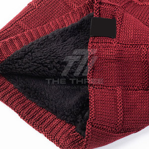 Vente directe d'usine, faible MOQ, bonnets jacquard à prix avantageux, bonnets à marque privée pour la vente en ligne - Product Image 6