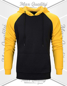 Sweat-shirt à capuche raglan pour homme, dernière collection, veste en polaire confortable pour l'entraînement, le jogging et le style décontracté urbain - Product Image 1