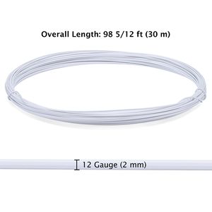 100-FT 12-Gauge Plastic Coated <b>Craft</b> <b>Wire</b> for Garden Tools Accessories - Product Image 2
