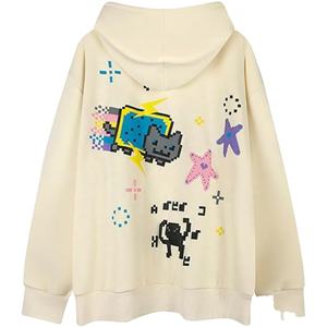 Sweat-shirt d'hiver coupe moderne pour hommes 100% Polyester de haute qualité polaire professionnelle lourde couleur unie à capuche coupe-vent - Product Image 2