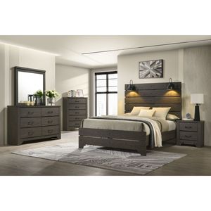 Comodino marrone a 2 cassetti - Product Image 2