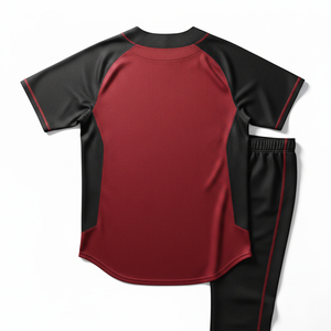 Custom Sublimation Baseball Uniform Set Mesh Fabric Quick Dry <b>Mens</b> Softball Jersey Pants Sportswear For Tournament - Product Image 3