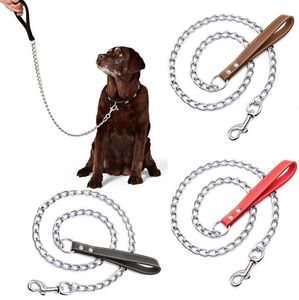 Cadena metálica trenzada para perros, perfecta para paseos diarios, actividades al aire libre y control seguro de mascotas. - Product Image 5