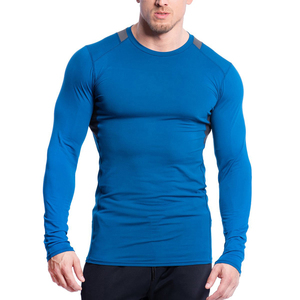 Chemises de compression pour hommes pour la musculation, respirantes, séchage rapide, style streetwear, vêtements de fitness en polyester - Product Image 5