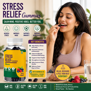 Gomitas para el Alivio del Estrés OEM, Fórmula Herbal Adaptógena con Ashwagandha y L-Teanina para la Relajación, Calma y Mejora del Estado de Ánimo - Product Image 4