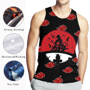 Débardeur de sport pour homme en sublimation, qualité supérieure, coupe ajustée, tissu extensible pour la musculation, le fitness et l'entraînement - Product Image 6