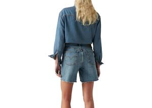 Shorts en jean décontractés, tissu doux, coupe confortable, respirant, design léger pour femmes, à porter au quotidien, tenue d'été et pour les voyages - Product Image 3