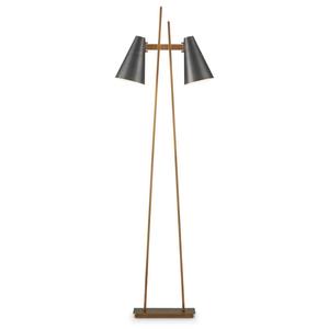 Lampe sur pied décorative en métal avec base chromée pour une ambiance luxueuse - Product Image 1