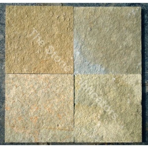 Vàng lime đá gạch quartzit <span class=keywords><strong>Slate</strong></span> khô ngăn xếp tường Bảng điều chỉnh mosaics tự nhiên Veneer tấm bên ngoài thác nước tường ốp - Product Image 1