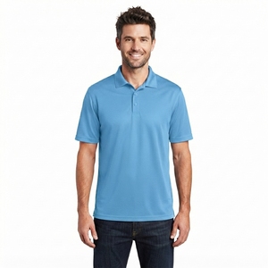 Polo d'affaires pour homme, tendance été, demi-zip, personnalisable avec logo, pour l'export. - Product Image 1