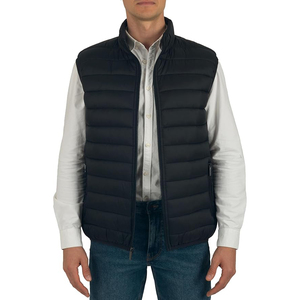 Men Quilted Insulated Gilet Black Puffer Body Warmer Sleeveless <b>Padded</b> Waistcoat Wholesale OEM 2026 - Product Image 1