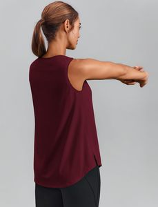 <b>Womens</b> Essential <b>Tank</b> <b>Top</b> Sleeveless Breathable Quick Dry Eco-Friendly Crew Neck <b>Knitted</b> Fabric Lightweight Comfortable - Product Image 2