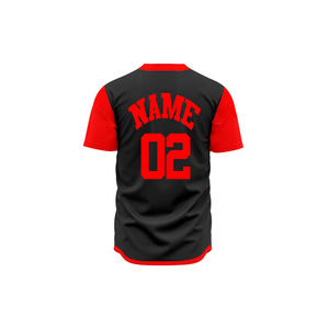 เสื้อเบสบอลสีม่วงและสีเขียวอมฟ้าแบบ OEM ODM ขายส่ง พร้อมลายพิมพ์ "Baseball" หมายเลข 02 แขนสั้น ติดกระดุมด้านหน้า สำหรับผู้ใหญ่ทั้งชายและหญิง - Product Image 4