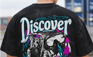 T-shirt graphique surdimensionné vintage personnalisé, découvrez Impex Streetwear, tee-shirt imprimé en coton unisexe - Product Image 6