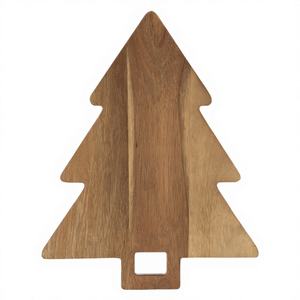 Tabla de Cortar Ecológica para Navidad, Tabla de Madera Larga para Servir, Nuevo Diseño I K Handicraft, 1.5 cm, Apta para Lavavajillas, Utensilios de Cocina - Product Image 1