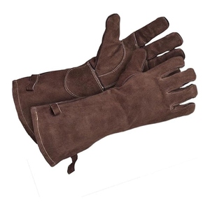 Guantes de Seguridad de Cuero Vacuno Reforzado, para Trabajo Pesado, Industria, Bomberos, Barbacoa, Protección de Manos, Uso General - Product Image 1
