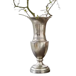 แจกันตั้งพื้นสำหรับตกแต่งแจกันดอกไม้อะลูมิเนียมงานปาร์ตี้แจกันจัดแสดงดอกไม้สำหรับอุตสาหกรรมต่างๆ - Product Image 1