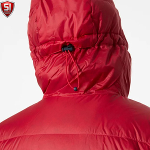SUMROOS INDUSTRY Men's Solid Canvas Hooded Puffer Jacket <b>Winter</b> Casual Windproof <b>Thick</b> Quilted <b>Coat</b> with Zipper Closure - Product Image 5
