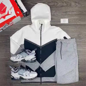 Conjunto Deportivo Personalizado con Logotipo, Lavado Ácido, Color Rosa, Sudadera con Capucha y Pantalones, Manga Larga, Cordón Ajustable, Ropa Casual de Primavera, 100% Poliéster - Product Image 6